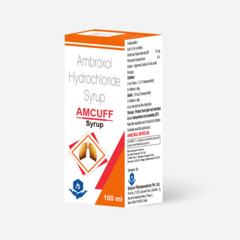 Ambroxol Hydrochloride Syrup | Blucure Pharmaceuticals Pvt Ltd